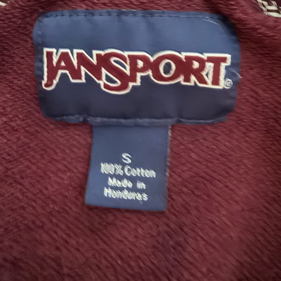 Eastern Connecticut State University 1/4 Zip Maroon Sweatshirt Women’s Size S - Picture 6 of 8